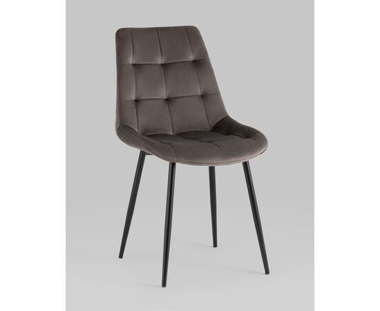 Стул Флекс New велюр антрацитовый 4шт., изображение 9 | Интернет магазин мебели и декора LifeDekor