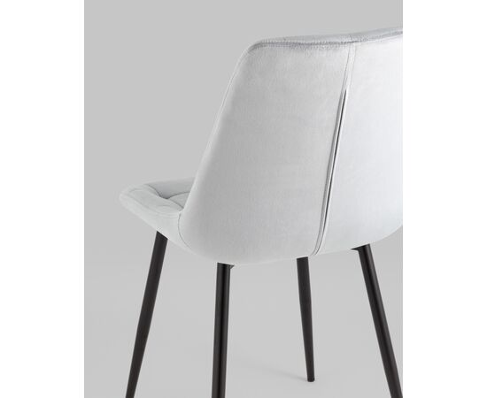 Стул Флекс New велюр пыльно-голубой 4шт., изображение 14 | Интернет магазин мебели и декора LifeDekor