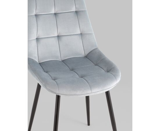 Стул Флекс New велюр пыльно-голубой 4шт., изображение 15 | Интернет магазин мебели и декора LifeDekor