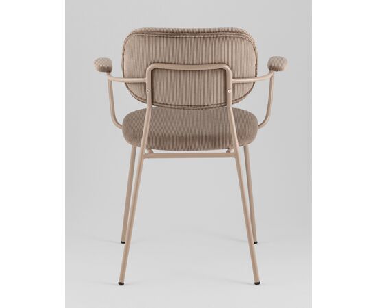 Стул Кэрол коричневый бежевые ножки, изображение 13 | Интернет магазин мебели и декора LifeDekor