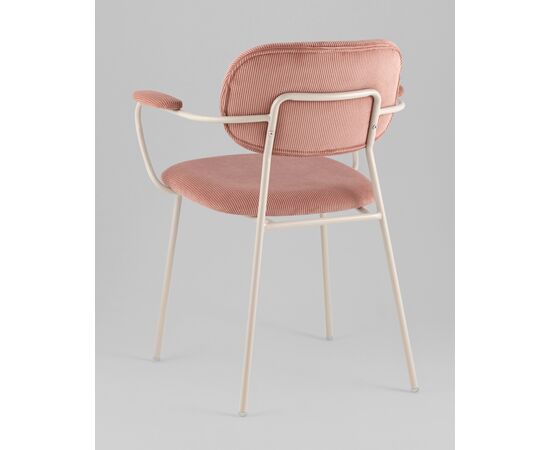 Стул Кэрол пыльно-розовый серые ножки, изображение 14 | Интернет магазин мебели и декора LifeDekor