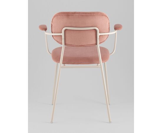 Стул Кэрол пыльно-розовый серые ножки, изображение 13 | Интернет магазин мебели и декора LifeDekor