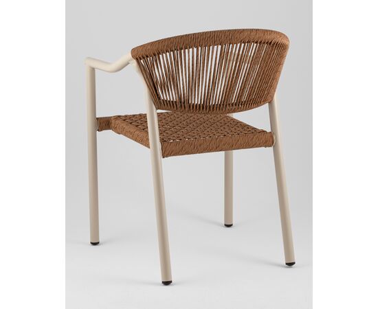 Стул Syna коричневый бежевые ножки, изображение 18 | Интернет магазин мебели и декора LifeDekor