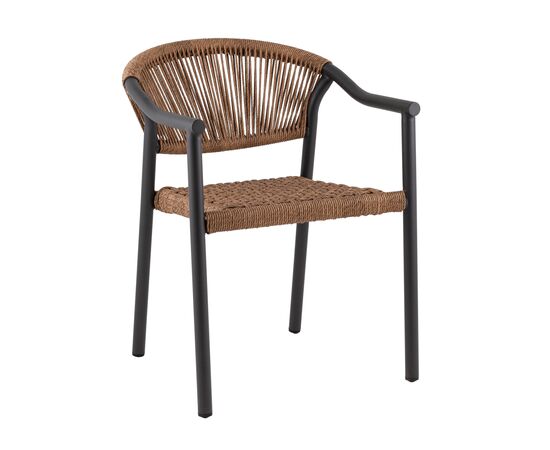 Стул Syna светло-коричневый серые ножки, изображение 13 | Интернет магазин мебели и декора LifeDekor