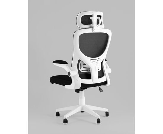 Кресло офисное TopChairs Airone белый с черной сеткой, изображение 13 | Интернет магазин мебели и декора LifeDekor