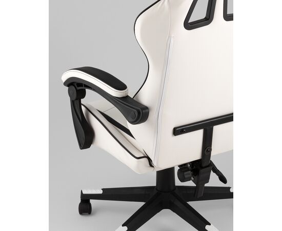 Кресло спортивное TopChairs Shadow бело-черный, изображение 12 | Интернет магазин мебели и декора LifeDekor