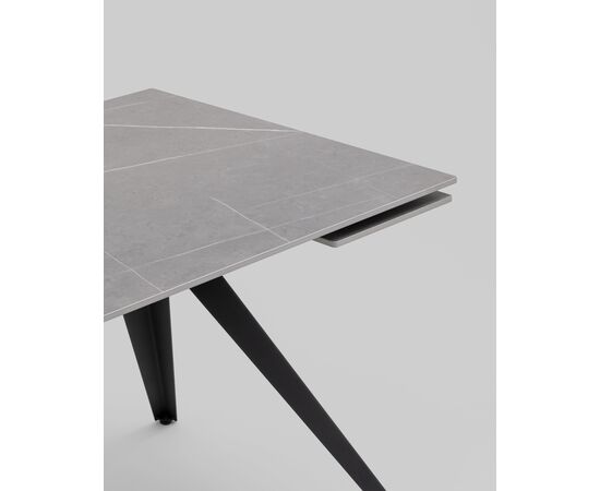 Стол раздвижной Лоуренс 120-180х80х76 см Armani Grey керамика, изображение 9 | Интернет магазин мебели и декора LifeDekor