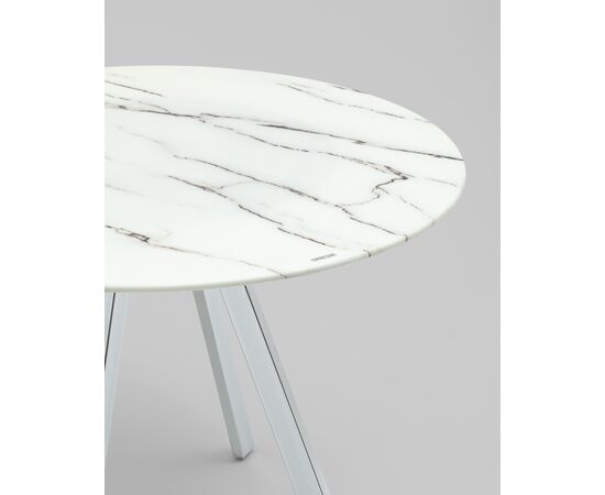 Стол обеденный Хьюстон D100 белый стеклянный, изображение 27 | Интернет магазин мебели и декора LifeDekor