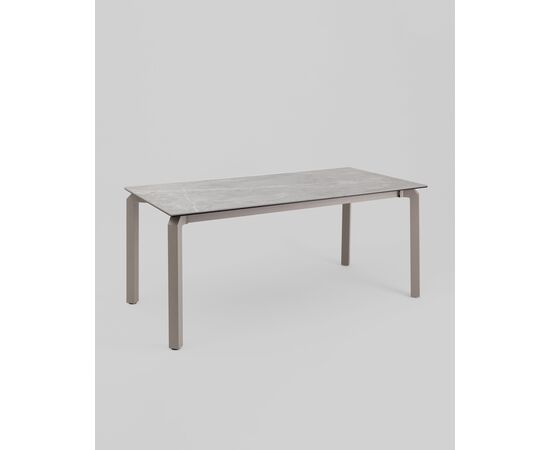 Стол обеденный Varden раскладной 180-240х90 см керамика серый, изображение 12 | Интернет магазин мебели и декора LifeDekor