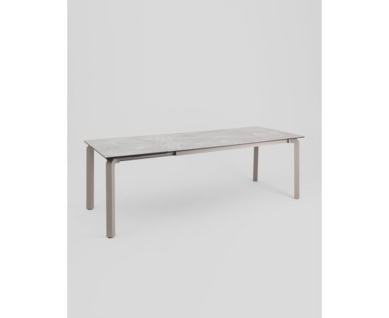 Стол обеденный Varden раскладной 180-240х90 см керамика серый, изображение 14 | Интернет магазин мебели и декора LifeDekor