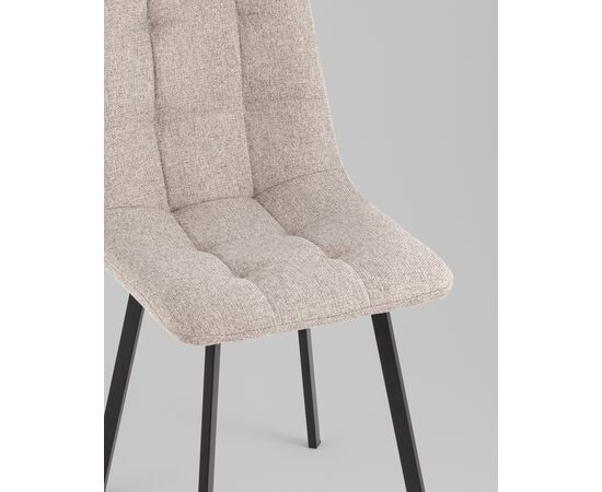 Стул Chilly рогожка Lumos бежевый, изображение 18 | Интернет магазин мебели и декора LifeDekor