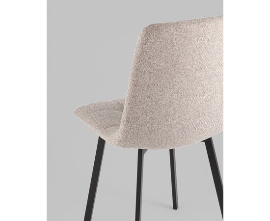 Стул Chilly рогожка Lumos бежевый, изображение 17 | Интернет магазин мебели и декора LifeDekor