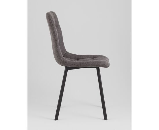 Стул Chilly рогожка Lumos темно-серый, изображение 14 | Интернет магазин мебели и декора LifeDekor