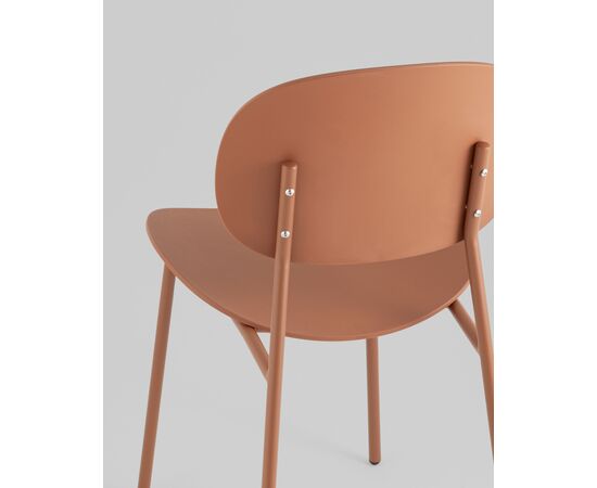Стул Edie пластик коричневый NP, изображение 17 | Интернет магазин мебели и декора LifeDekor