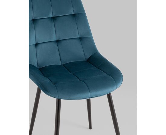 Стул Флекс New велюр сине-зеленый 4 шт., изображение 15 | Интернет магазин мебели и декора LifeDekor