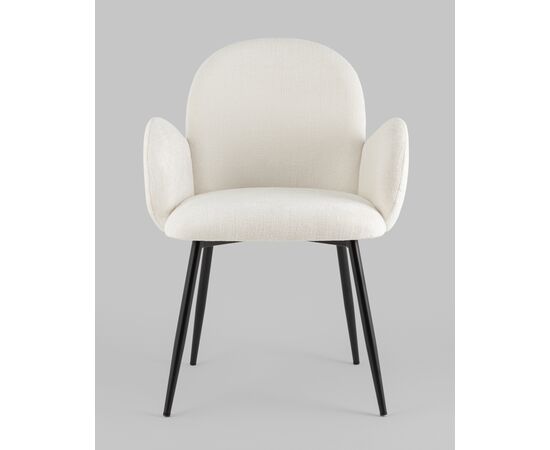 Стул обеденный Wave букле белый, изображение 13 | Интернет магазин мебели и декора LifeDekor