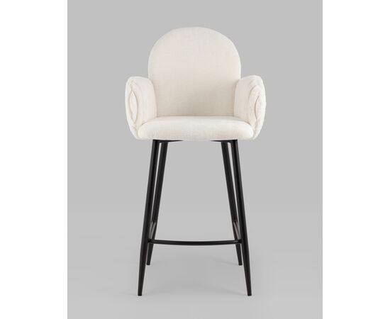 Стул полубарный Wave Stripes букле белый, изображение 18 | Интернет магазин мебели и декора LifeDekor