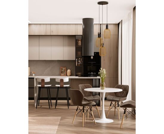 Стул полубарный ANT белый, изображение 7 | Интернет магазин мебели и декора LifeDekor