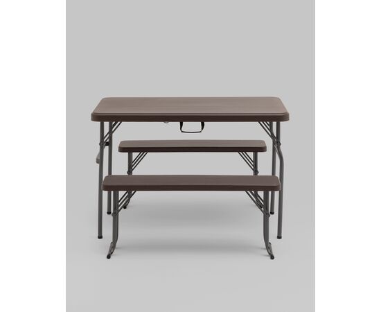 Комплект стола и двух скамеек Кейт коричневый, изображение 31 | Интернет магазин мебели и декора LifeDekor