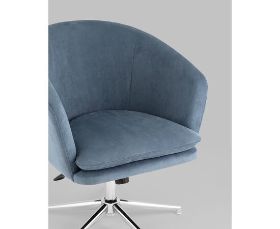 Кресло Харис регулируемое замша синий NC, изображение 41 | Интернет магазин мебели и декора LifeDekor