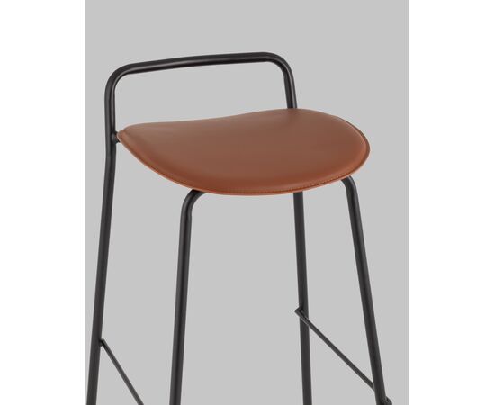 Стул барный Mantis экокожа коричневый, изображение 40 | Интернет магазин мебели и декора LifeDekor