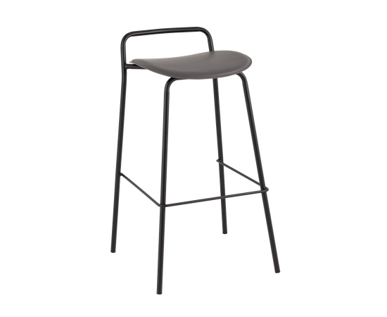Стул барный Mantis экокожа темно-серый, изображение 33 | Интернет магазин мебели и декора LifeDekor