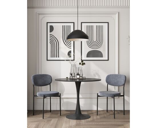 Стол Tulip D80 черный, изображение 7 | Интернет магазин мебели и декора LifeDekor