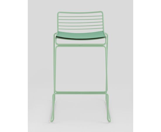Стул полубарный Danny зеленый с подушкой, изображение 35 | Интернет магазин мебели и декора LifeDekor