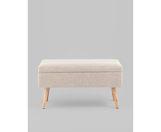 Банкетка Сторми с ящиком бежевый, изображение 25 | Интернет магазин мебели и декора LifeDekor