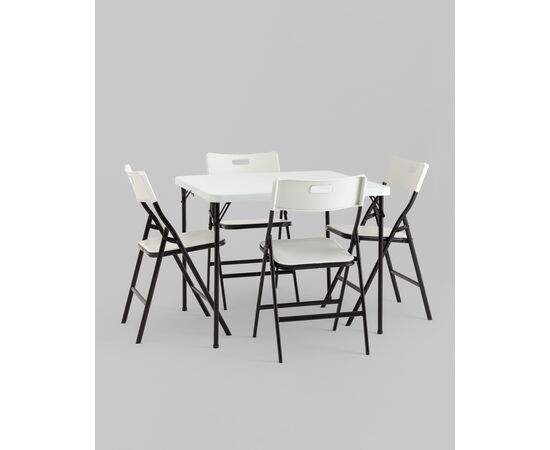 Комплект раскладного стола и стульев Кейт белый, изображение 32 | Интернет магазин мебели и декора LifeDekor