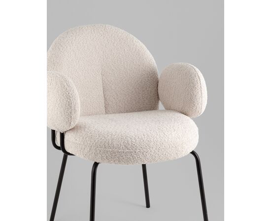 Кресло Nina M жемчужный, изображение 32 | Интернет магазин мебели и декора LifeDekor