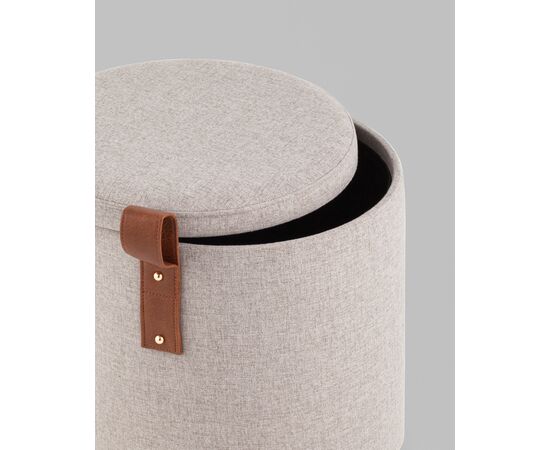 Пуф с ящиком Эркки рогожка XS серый, изображение 19 | Интернет магазин мебели и декора LifeDekor