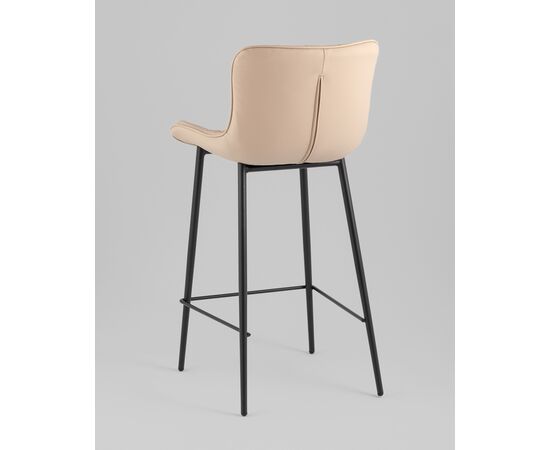 Стул барный Vault экокожа бежевый, изображение 32 | Интернет магазин мебели и декора LifeDekor