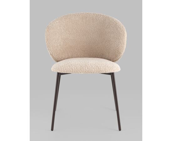 Стул Блейз букле капучино каркас серо-коричневый, изображение 29 | Интернет магазин мебели и декора LifeDekor