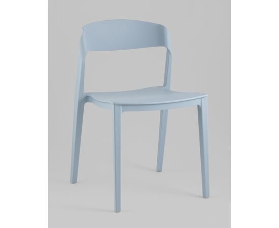 Стул Moris пластик голубой, изображение 14 | Интернет магазин мебели и декора LifeDekor