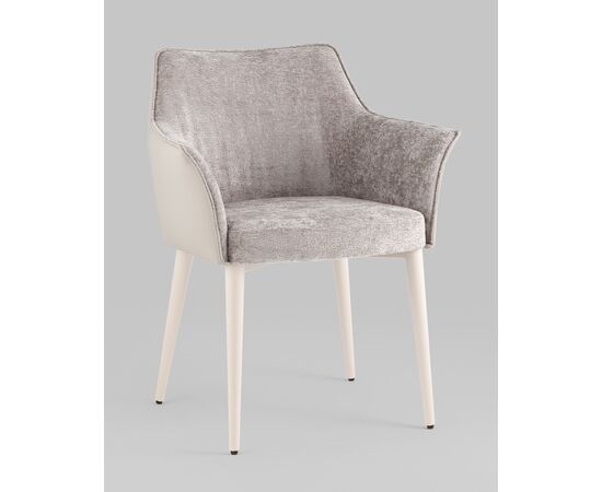 Стул обеденный Feston слоновая кость букле с экокожей, изображение 26 | Интернет магазин мебели и декора LifeDekor