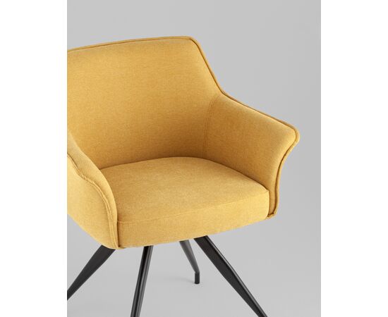 Стул обеденный Feston вращающийся желтый, изображение 32 | Интернет магазин мебели и декора LifeDekor