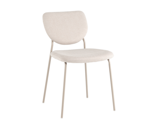 Стул обеденный Gigi шенилл бежевый кремовые ножки, изображение 25 | Интернет магазин мебели и декора LifeDekor