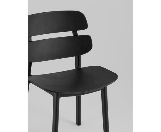 Стул обеденный Tony пластик черный, изображение 32 | Интернет магазин мебели и декора LifeDekor