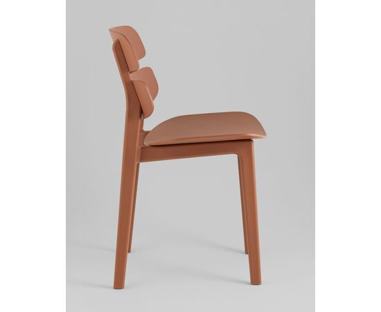 Стул обеденный Tony пластик коричневый, изображение 28 | Интернет магазин мебели и декора LifeDekor