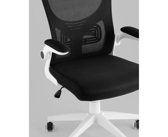 Кресло офисное TopChairs Airone белый с черной сеткой, изображение 19 | Интернет магазин мебели и декора LifeDekor