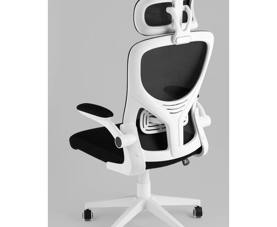 Кресло офисное TopChairs Airone белый с черной сеткой, изображение 20 | Интернет магазин мебели и декора LifeDekor