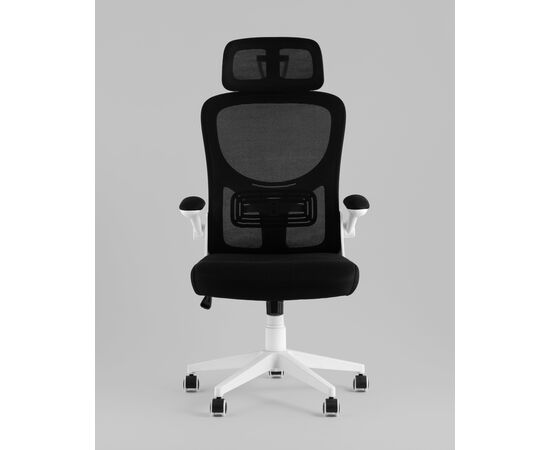 Кресло офисное TopChairs Airone белый с черной сеткой, изображение 24 | Интернет магазин мебели и декора LifeDekor