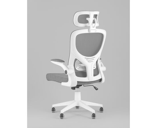 Кресло офисное TopChairs Airone серый ткань, изображение 24 | Интернет магазин мебели и декора LifeDekor