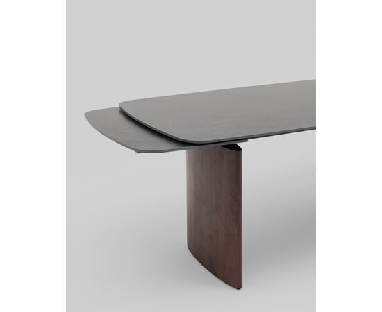 Стол обеденный Астарта раскладной 180-260х90 см керамика темная, изображение 23 | Интернет магазин мебели и декора LifeDekor