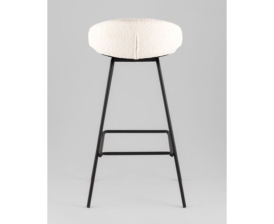 Стул барный Nita букле молочный, изображение 21 | Интернет магазин мебели и декора LifeDekor