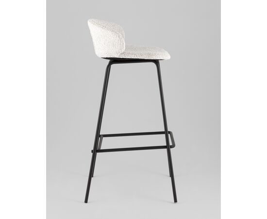Стул барный Nita букле светло-серый, изображение 20 | Интернет магазин мебели и декора LifeDekor