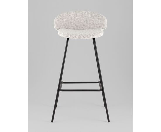 Стул барный Nita букле светло-серый, изображение 19 | Интернет магазин мебели и декора LifeDekor