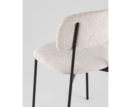 Стул Chao светло-серый черные ножки 2 шт., изображение 28 | Интернет магазин мебели и декора LifeDekor