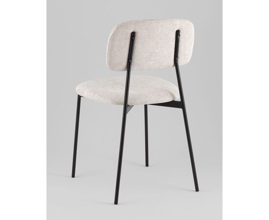 Стул Chao светло-серый черные ножки, изображение 30 | Интернет магазин мебели и декора LifeDekor